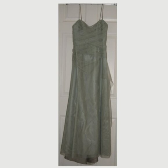 Vera Wang Dress, Women Size 2 Green - Picture 2 of 10